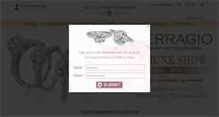 Desktop Screenshot of famediamonds.com